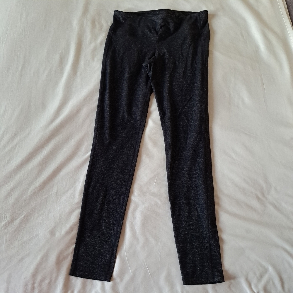 Athleta women's black fleck size Small full length legging